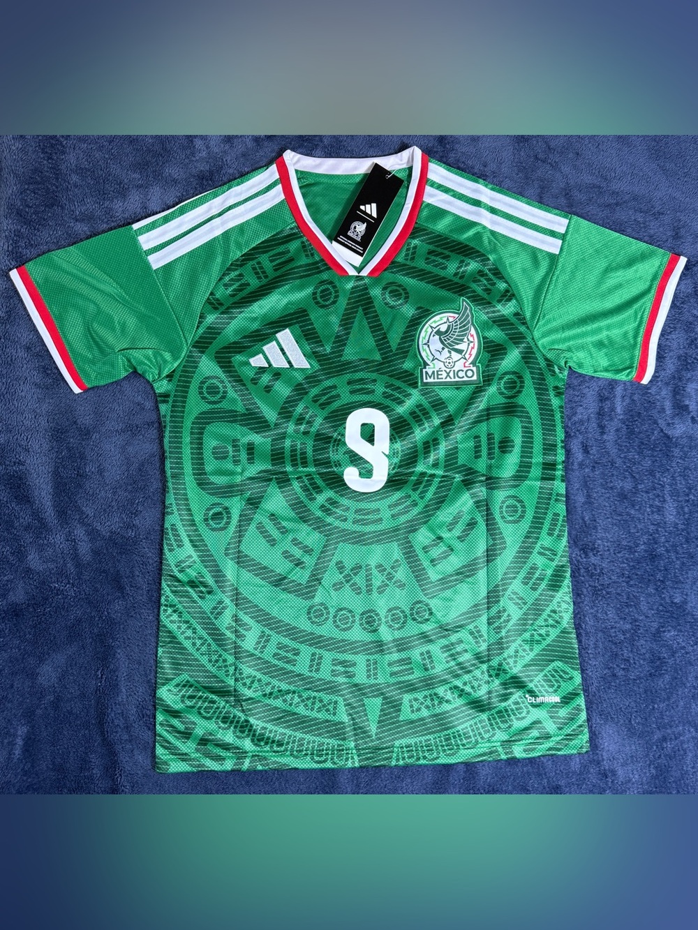 Mexico 2026 World Cup Home Soccer Jersey# Raul 9# NWT #Adult - Picture 2 of 2